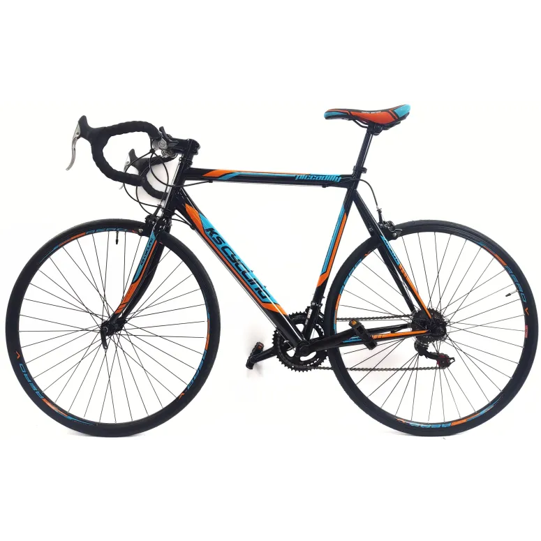 Rower Szosowy Męski 28 Aerodynamiczny Pivoty Dźwignie Dzwonek Kolarzówka - 18