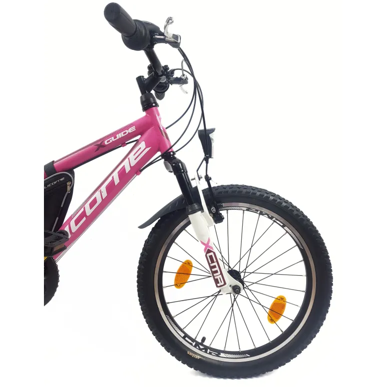 Rower Górski Dziecięcy 20 Dziewczęcy Dzwonek Sakwa Błotniki Stopka Światła - 7