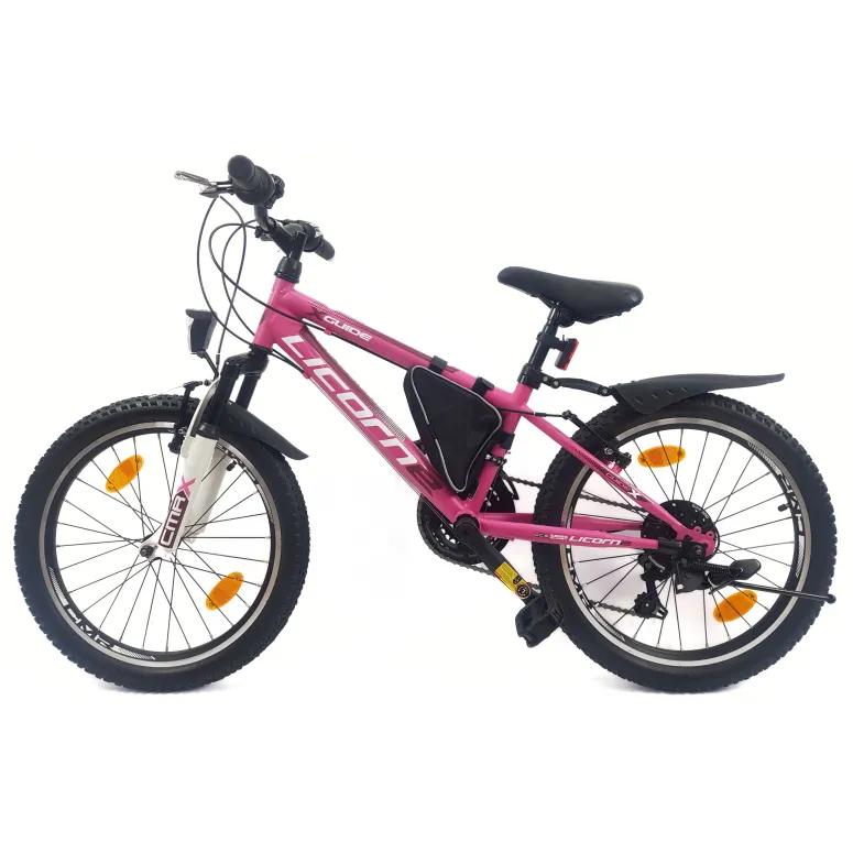 Rower Górski Dziecięcy 20 Dziewczęcy Dzwonek Sakwa Błotniki Stopka Światła - 19