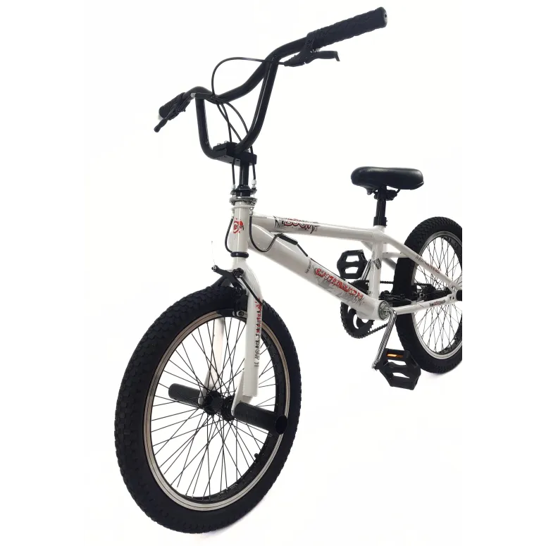 Rower BMX 20 Stalowy Kierownica Rotor Młodzieżowy Pegi Do Trików U-Brake