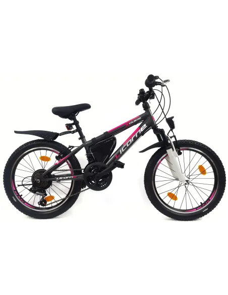 Rower Górski Dziecięcy 20 Dziewczęcy Dzwonek Sakwa Błotniki Światła Stopka - 5