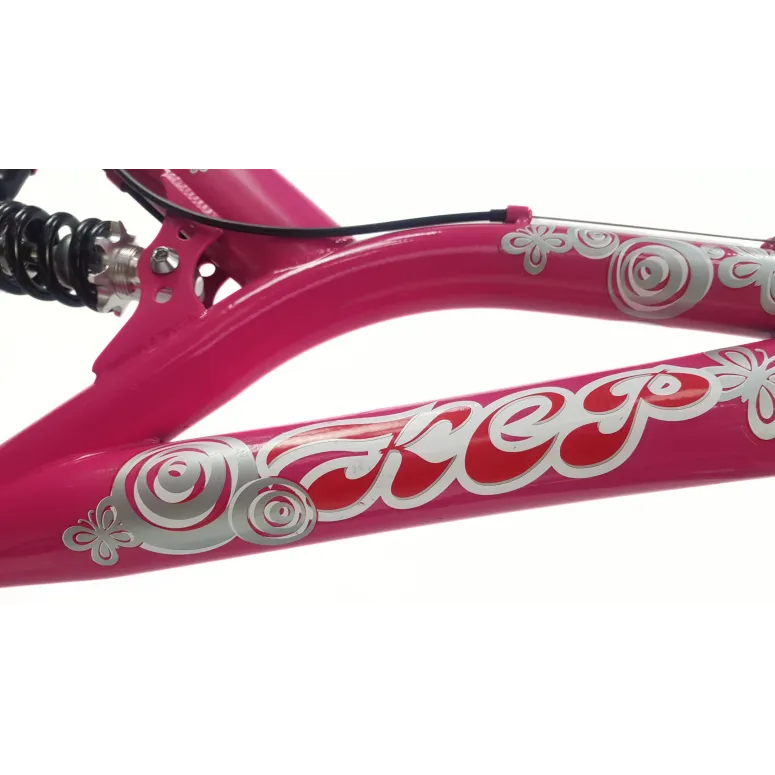 Rower Dziecięcy 20 Dziewczęcy Revoshift Pełna Amortyzacja V-Brake Odblaski