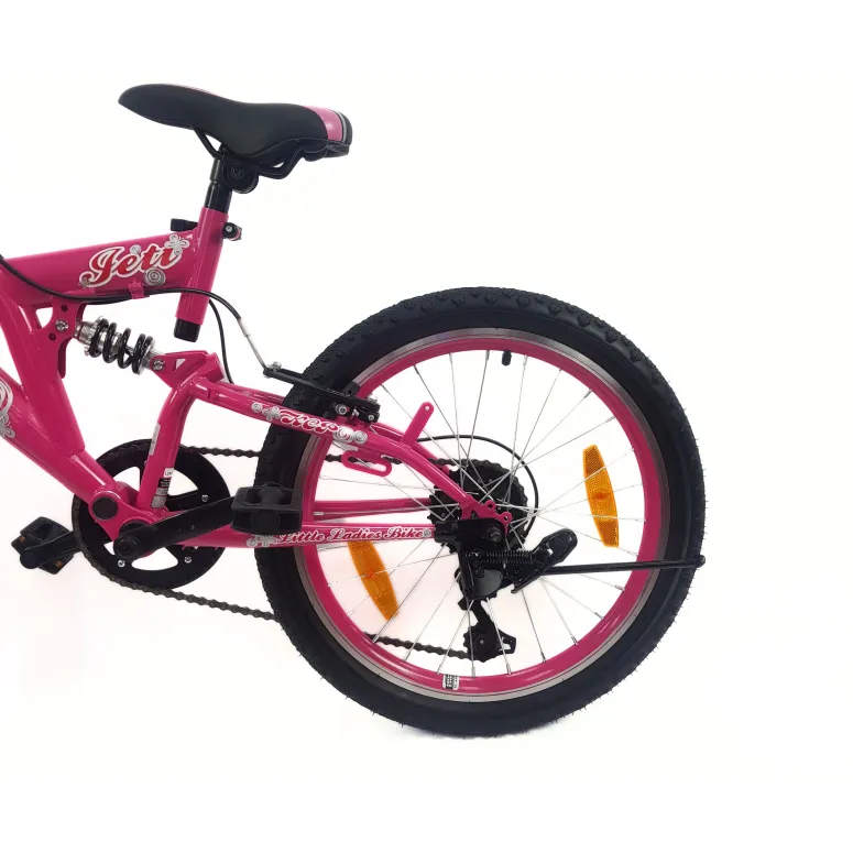 Rower Dziecięcy 20 Dziewczęcy Revoshift Pełna Amortyzacja V-Brake Odblaski