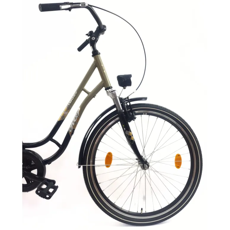 Rower Miejski 26 Damski Uniwersalny Amortyzacja Bagażnik Światła Dzwonek