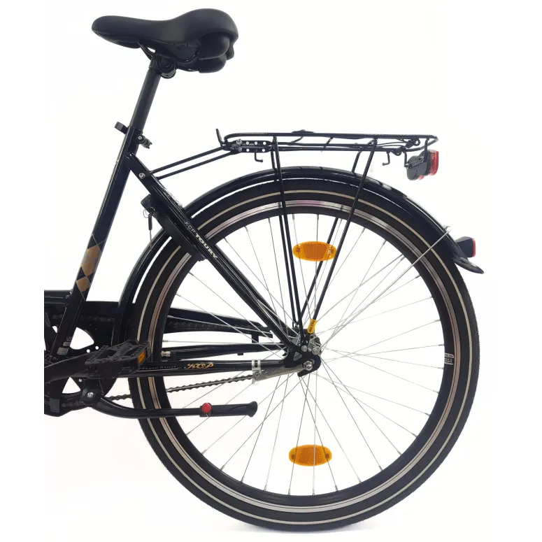 Rower Miejski 26 Damski Uniwersalny Amortyzacja Bagażnik Światła Dzwonek