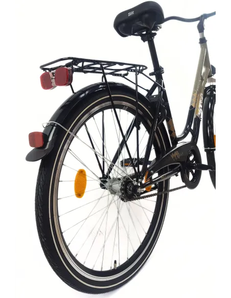 Rower Miejski 26 Damski Uniwersalny Amortyzacja Bagażnik Światła Dzwonek