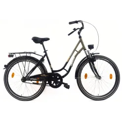 Rower Miejski 26 Damski Uniwersalny Amortyzacja Bagażnik Światła Dzwonek