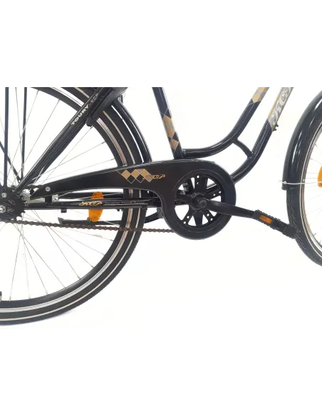 Rower Miejski 26 Damski Uniwersalny Amortyzacja Bagażnik Światła Dzwonek