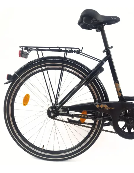 Rower Miejski 26 Damski Uniwersalny Amortyzacja Bagażnik Światła Dzwonek