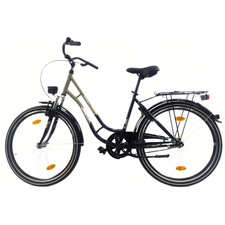 Rower Miejski 26 Damski Uniwersalny Amortyzacja Bagażnik Światła Dzwonek