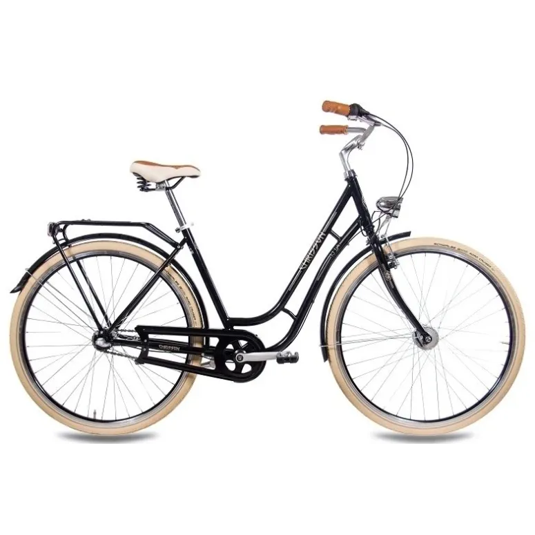 Rower Miejski 28 Stal Damski Kontra Nexus Dynamo Bagażnik Światła Stopka