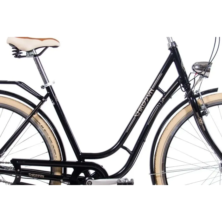 Rower Miejski 28 Stal Damski Kontra Nexus Dynamo Bagażnik Światła Stopka