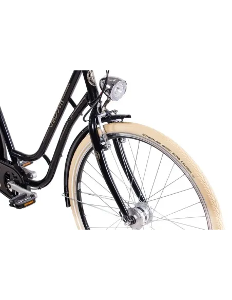 Rower Miejski 28 Stal Damski Kontra Nexus Dynamo Bagażnik Światła Stopka