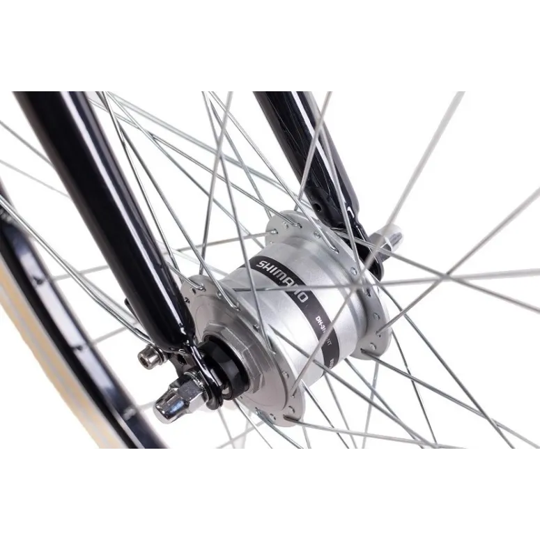 Rower Miejski 28 Stal Damski Kontra Nexus Dynamo Bagażnik Światła Stopka