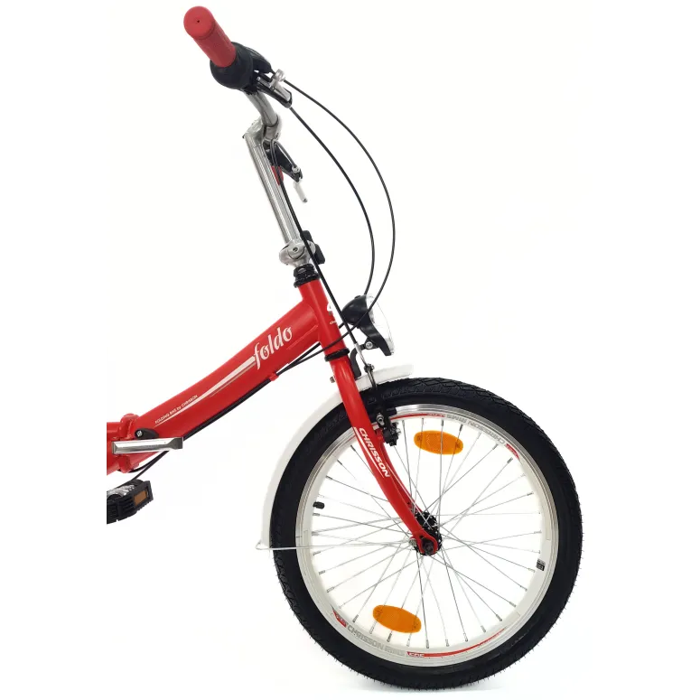 Rower Składany 20 Stalowy Revoshift Damski Męski Światła Stopka Dzwonek