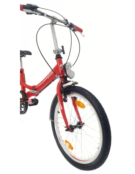 Rower Składany 20 Stalowy Revoshift Damski Męski Światła Stopka Dzwonek