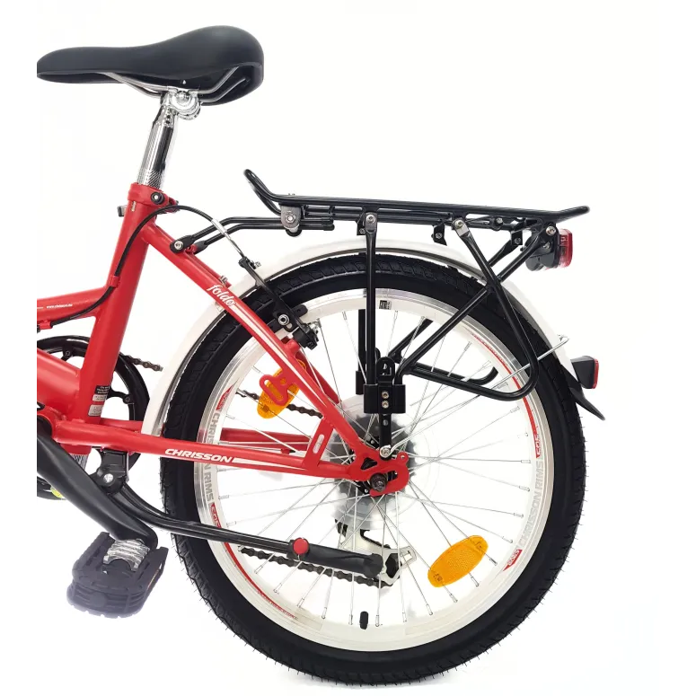 Rower Składany 20 Stalowy Revoshift Damski Męski Światła Stopka Dzwonek