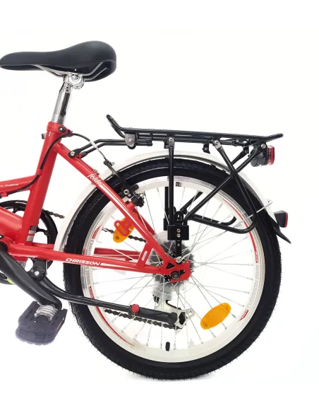 Rower Składany 20 Stalowy Revoshift Damski Męski Światła Stopka Dzwonek