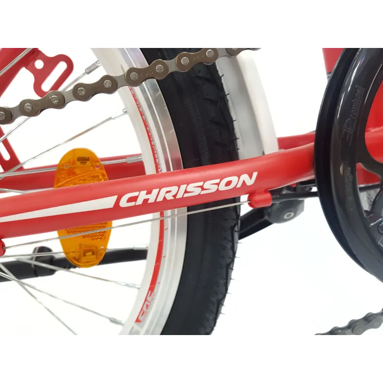 Rower Składany 20 Stalowy Revoshift Damski Męski Światła Stopka Dzwonek