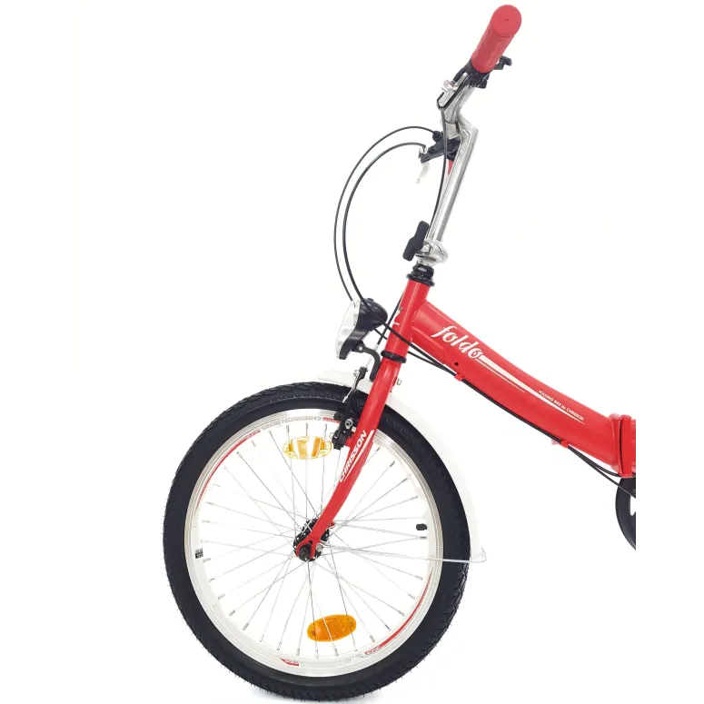 Rower Składany 20 Stalowy Revoshift Damski Męski Światła Stopka Dzwonek