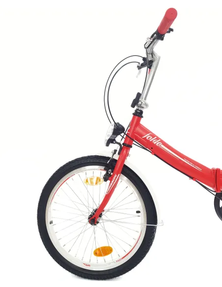 Rower Składany 20 Stalowy Revoshift Damski Męski Światła Stopka Dzwonek