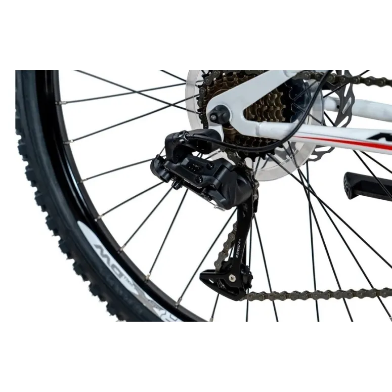 Rower Górski 26 MTB Stal Cyngle Stopka Pełna Amortyzacja Tarcze Młodzieżowy