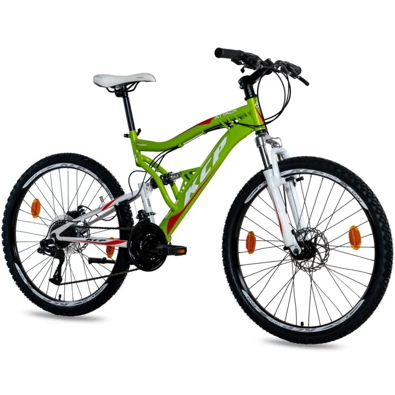Rower Górski 26 MTB Stal Cyngle Stopka Pełna Amortyzacja Tarcze Młodzieżowy