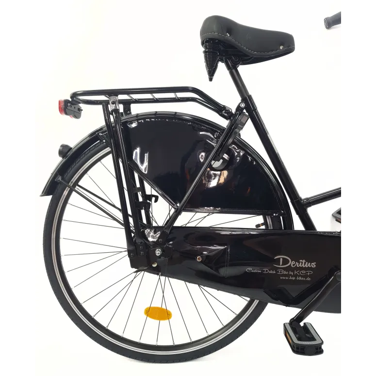 Rower Miejski 28 Damski Holenderski Retro Błotniki Osłony Światła Stopka