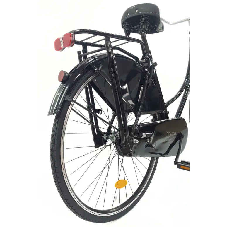 Rower Miejski 28 Damski Holenderski Retro Błotniki Osłony Światła Stopka