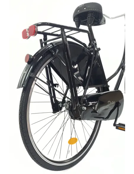 Rower Miejski 28 Damski Holenderski Retro Błotniki Osłony Światła Stopka