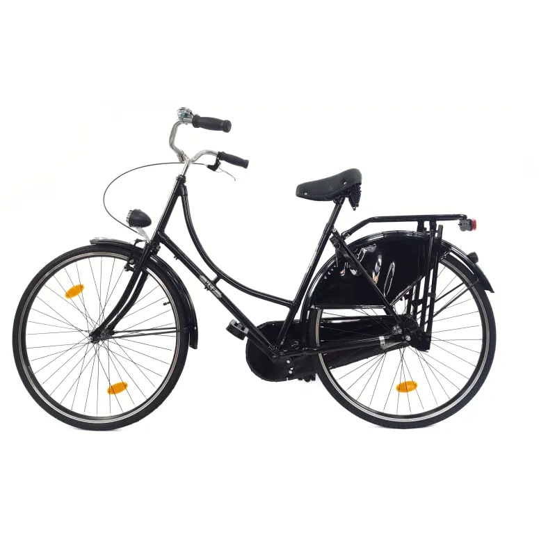 Rower Miejski 28 Damski Holenderski Retro Błotniki Osłony Światła Stopka