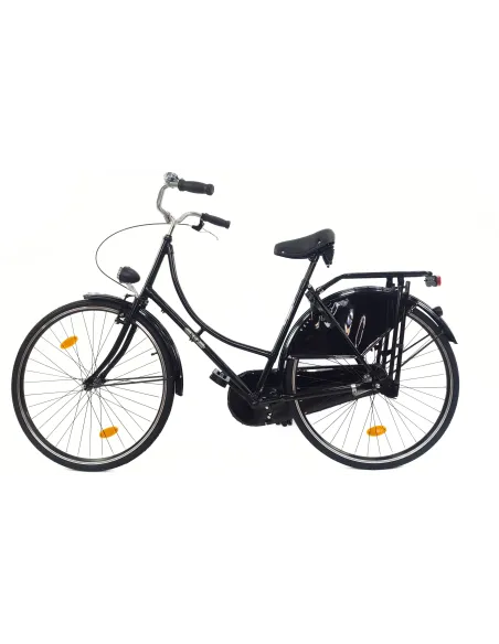 Rower Miejski 28 Damski Holenderski Retro Błotniki Osłony Światła Stopka