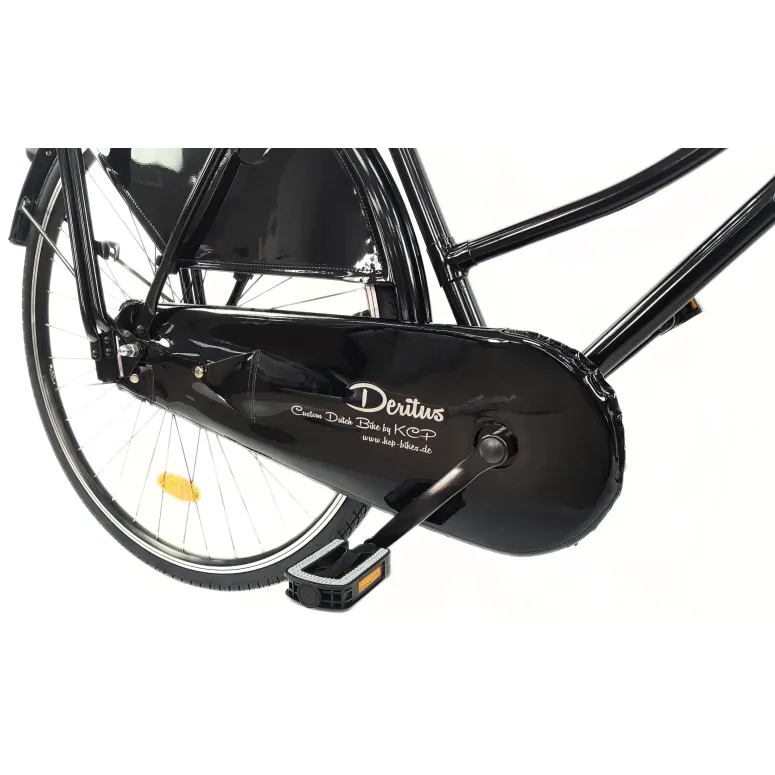 Rower Miejski 28 Damski Holenderski Retro Błotniki Osłony Światła Stopka