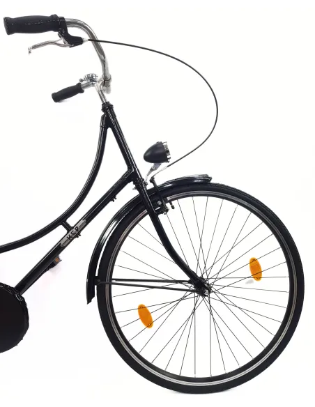 Rower Miejski 28 Damski Holenderski Retro Błotniki Osłony Światła Stopka