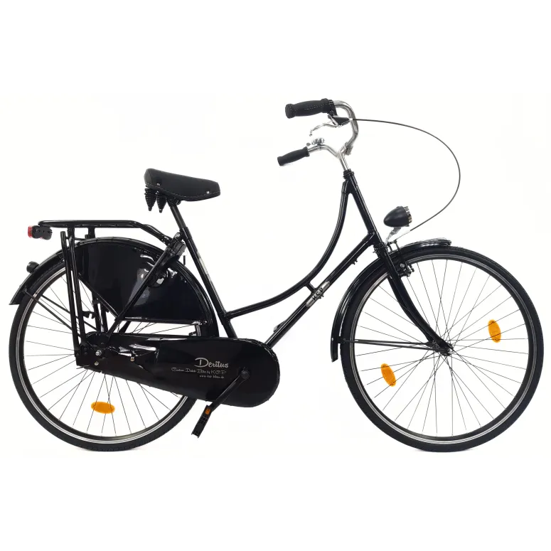 Rower Miejski 28 Damski Holenderski Retro Błotniki Osłony Światła Stopka