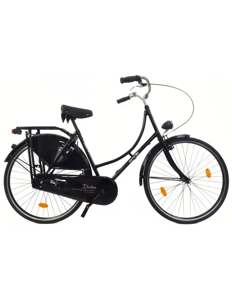 Rower Miejski 28 Damski Holenderski Retro Błotniki Osłony Światła Stopka