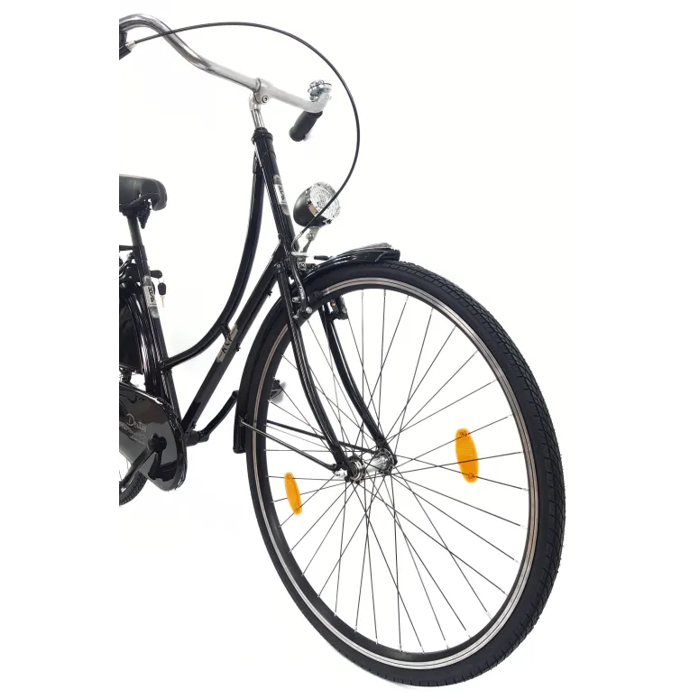 Rower Miejski 28 Damski Holenderski Retro Błotniki Osłony Światła Stopka