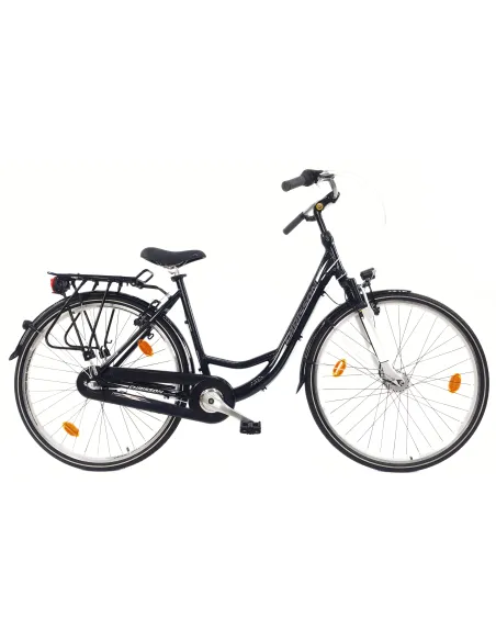 Rower Miejski 28 Alu Damski Nexus 3 Oświetlenie Bagażnik Błotniki Stopka