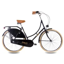 Rower Miejski 28 Stal Holenderski Damski Nexus 3 Bagażnik Błotniki Światła