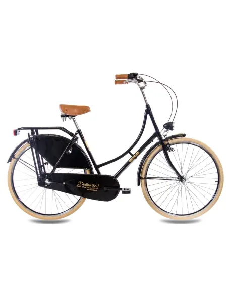 Rower Miejski 28 Stal Holenderski Damski Nexus 3 Bagażnik Błotniki Światła