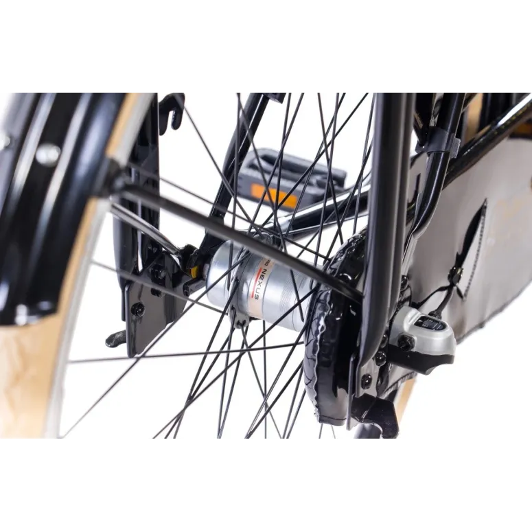 Rower Miejski 28 Stal Holenderski Damski Nexus 3 Bagażnik Błotniki Światła