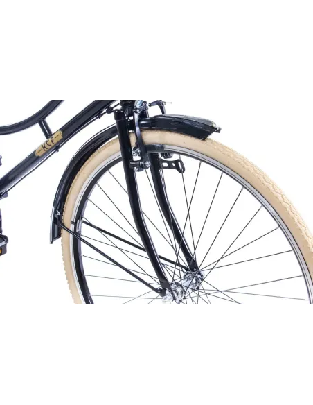 Rower Miejski 28 Stal Holenderski Damski Nexus 3 Bagażnik Błotniki Światła