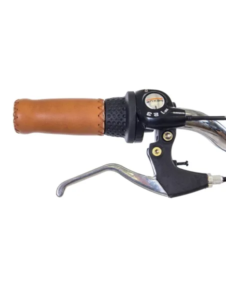 Rower Miejski 28 Stal Holenderski Damski Nexus 3 Bagażnik Błotniki Światła