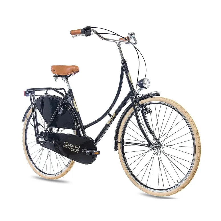 Rower Miejski 28 Stal Holenderski Damski Nexus 3 Bagażnik Błotniki Światła