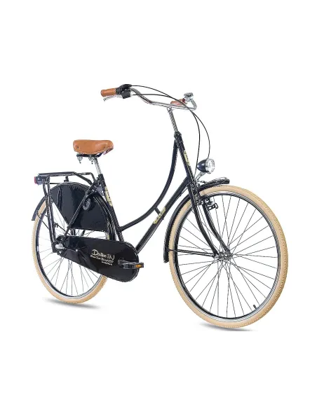 Rower Miejski 28 Stal Holenderski Damski Nexus 3 Bagażnik Błotniki Światła