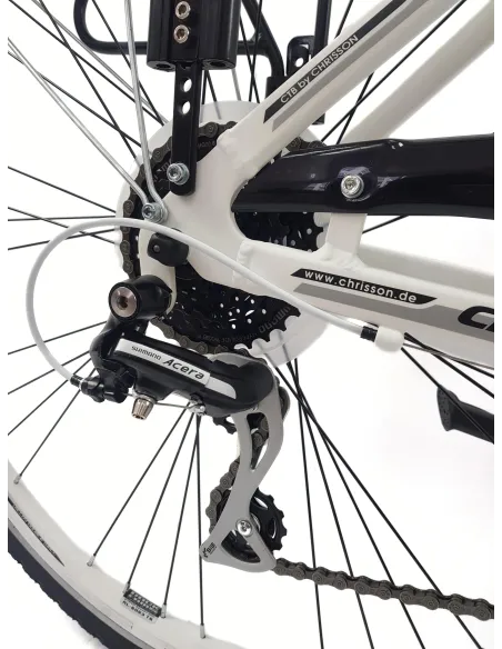 Rower Trekkingowy 28 Alu Damski Acera Cyngle Amortyzacja Bagażnik Dzwonek