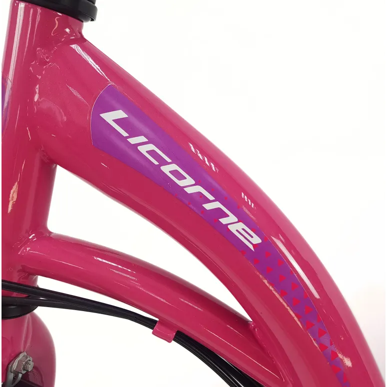 Rower Miejski Dziewczęcy 24 Bagażnik Błotniki Oświetlenie Stopka Dzwonek - 12