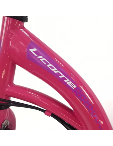 Rower Miejski Dziewczęcy 24 Bagażnik Błotniki Oświetlenie Stopka Dzwonek - 12