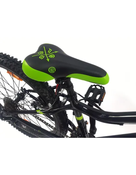 Rower Górski Dziecięcy 24 MTB Stalowy Hardtail Amortyzacja Dzwonek Stopka