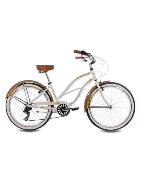 Rower Miejski 26 Alu Damski Beach Cruiser Revoshift Retro Błotniki Dzwonek